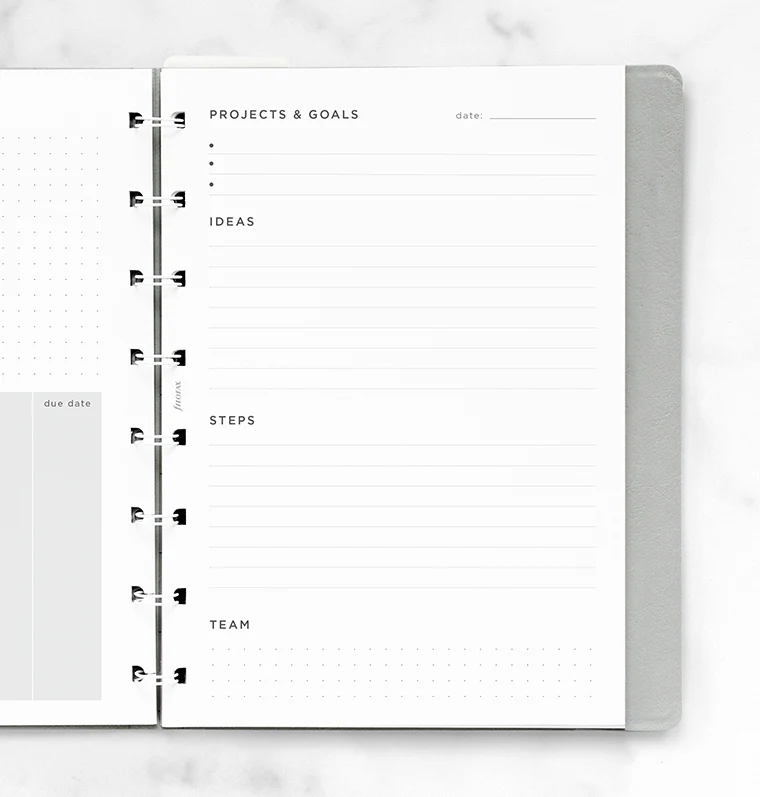 Projects & Goals Notebook Refill - A5 - Image 2