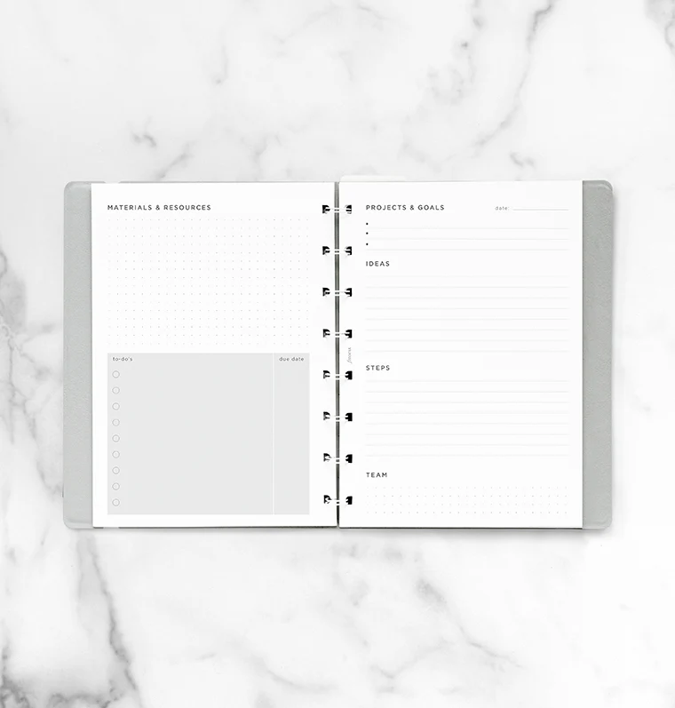 Projects & Goals Notebook Refill - A5 - Image 3