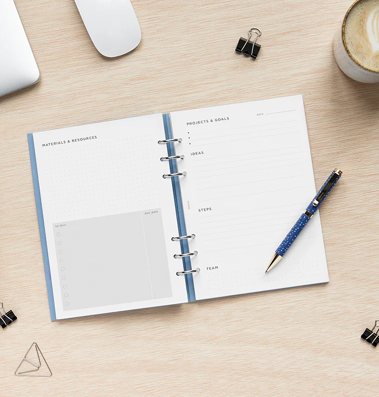 Projects & Goals Tracker Refill - A5 - Image 4
