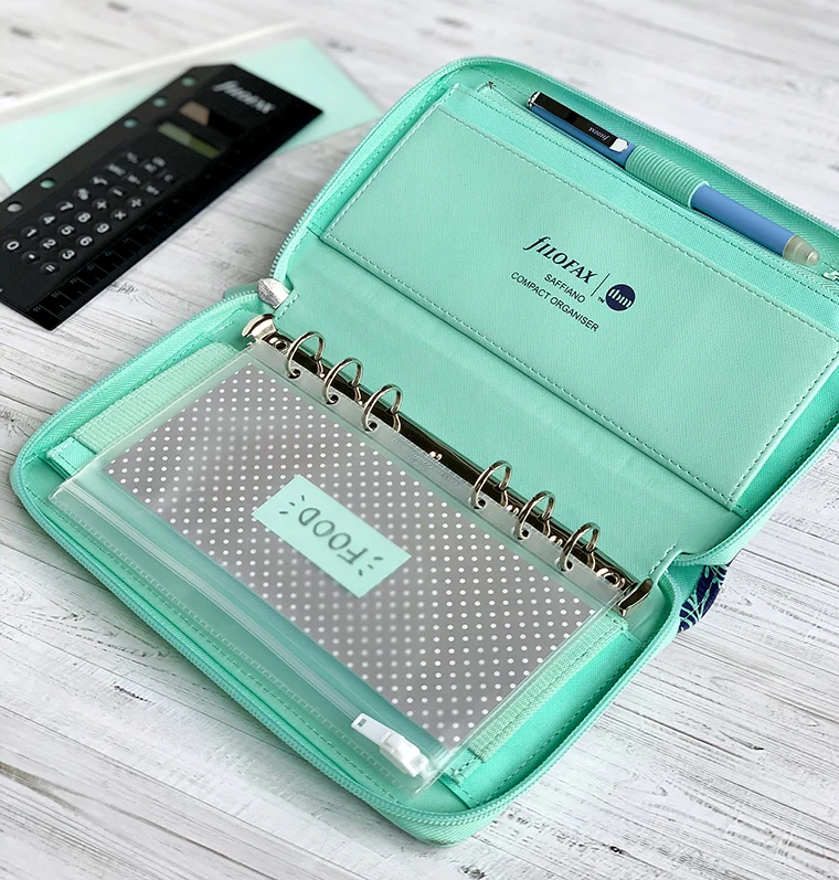 Saffiano Personal Compact Zip Organizer - The Budget Mom Limited Edition - Image 10