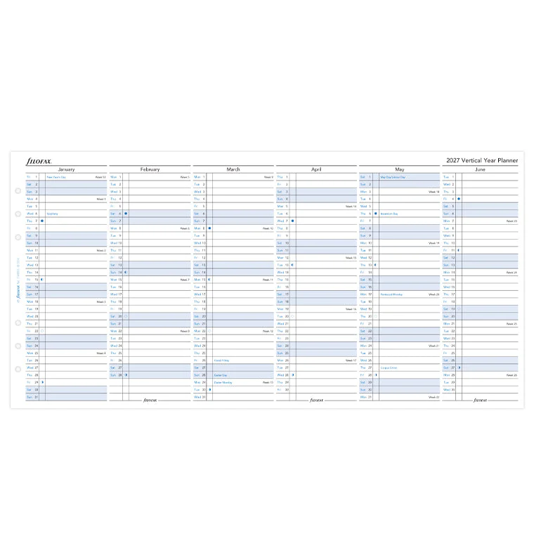 Vertical Year Planner - A5 2027 English - Image 4