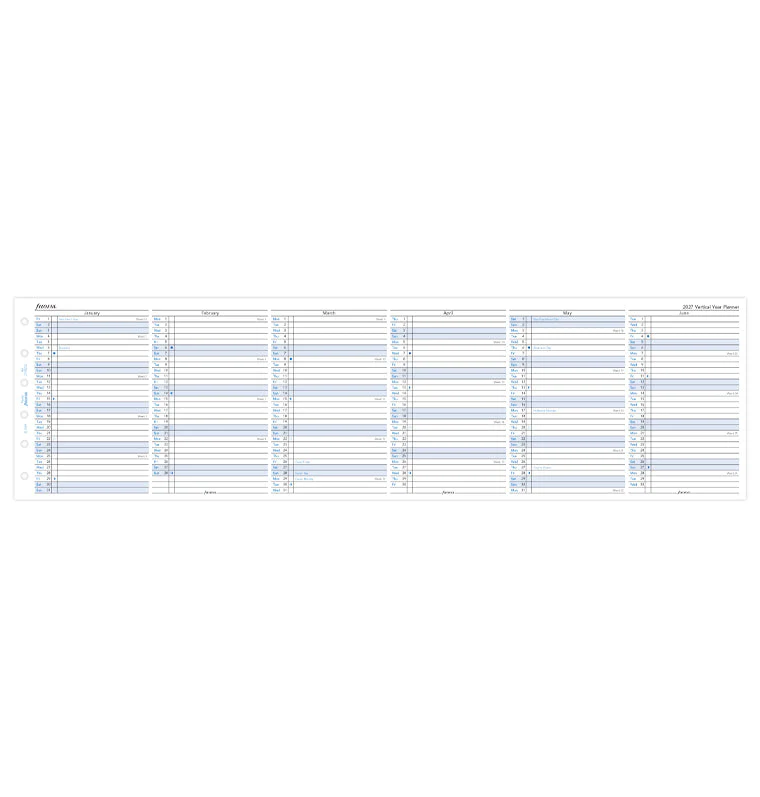 Vertical Year Planner - Pocket 2027 English - Image 4