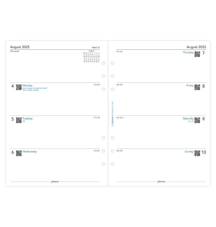 Week On Two Pages Academic Diary - A5 2025-2026 English - Image 4
