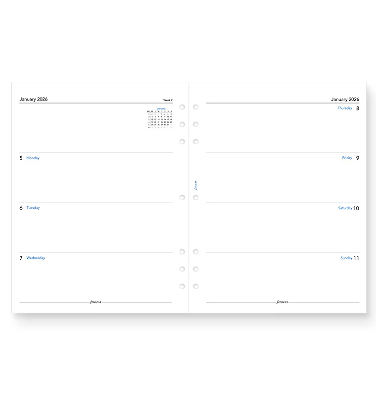 Week On Two Pages Diary - Letter 2026 English - Image 4