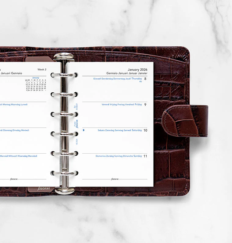 Week On Two Pages Diary - Pocket 2026 Multilanguage - Image 2