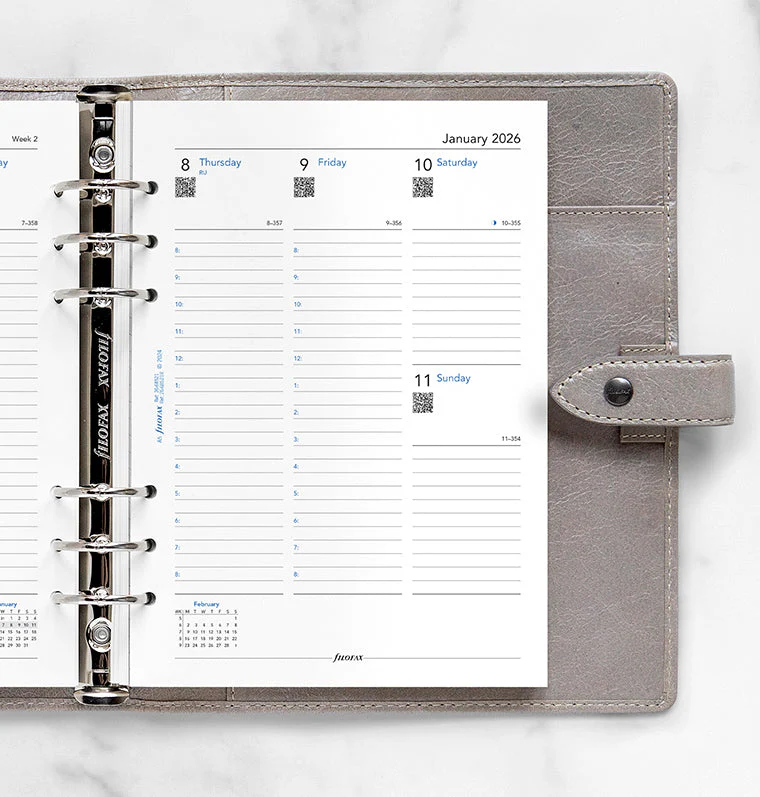 Week On Two Pages Diary With Appointments - A5 2026 English - Image 2