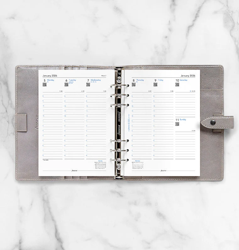Week On Two Pages Diary With Appointments - A5 2026 English - Image 3