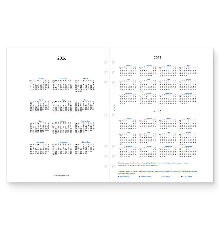 Week On Two Pages Diary With Appointments - Letter 2026 English - Image 6
