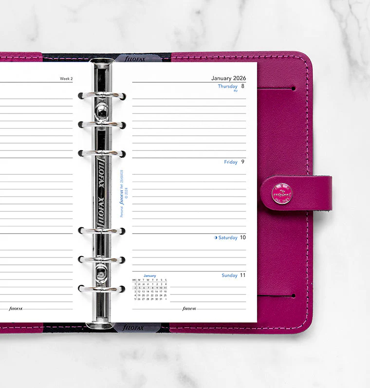 Week On Two Pages Lined Diary - Personal 2026 English - Image 2