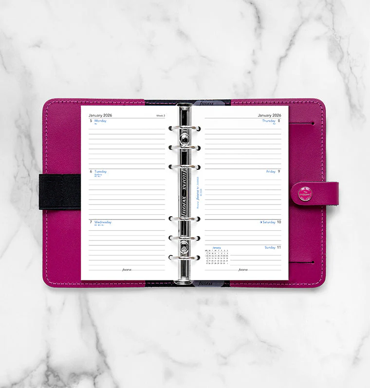 Week On Two Pages Lined Diary - Personal 2026 English - Image 3