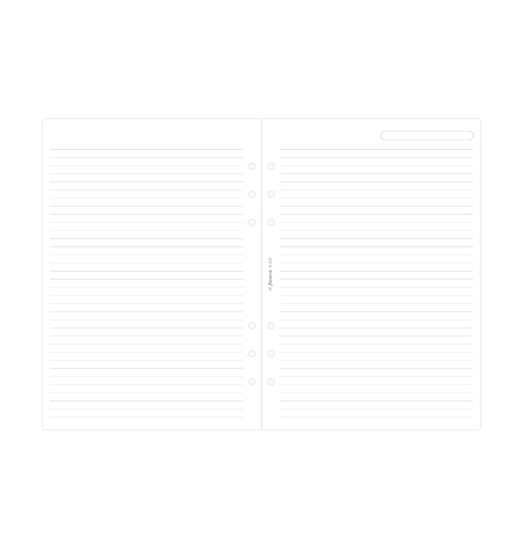 White Ruled Notepaper Refill - A5 - Image 4