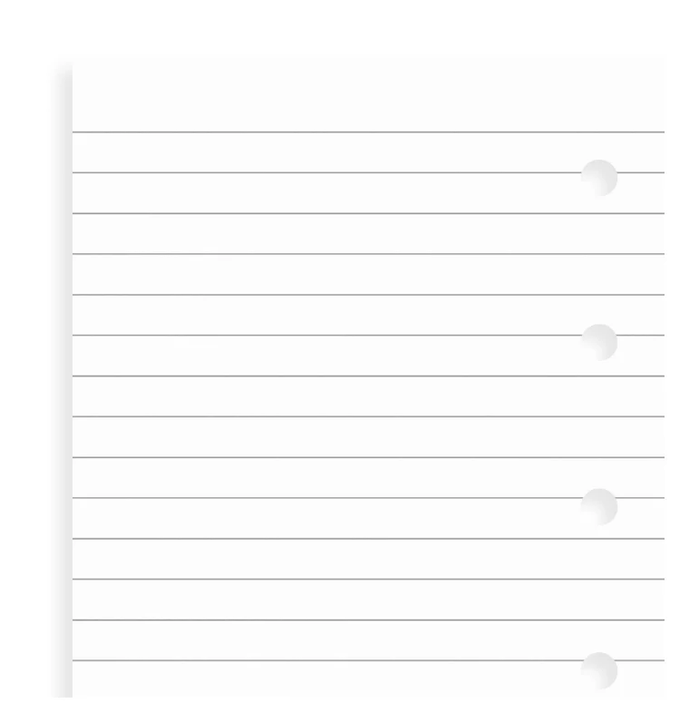 White Ruled Notepaper Refill - Mini - Image 4