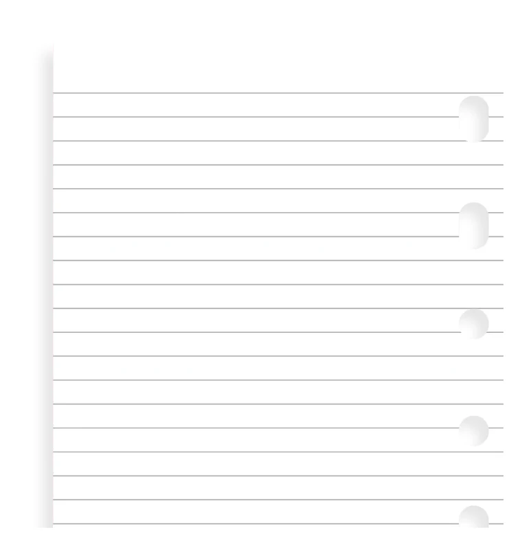 White Ruled Notepaper Refill - Pocket - Image 4